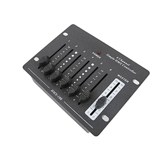 Mini 6-Channel DMX512 Controller for LED Par & DJ Lights Simple  Console with DC9V Adapter  for Party Supplies