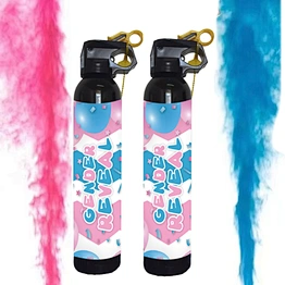 Baby Shower  Boy Girl Gender Reveal Cornmeal Spray Holi Powder Blaster Confetti Cannon Powder Smoke Color Spray Gun Fireworks