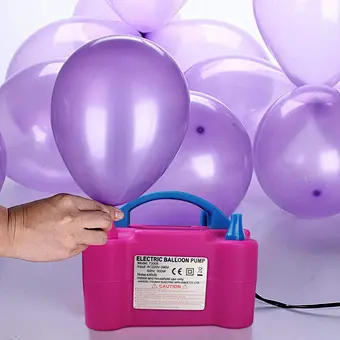Hot Portable 100V 600W Air Inflator w Balloons Tape Strip Inflators Electric Balloon Pump Machine for Party Decoration
