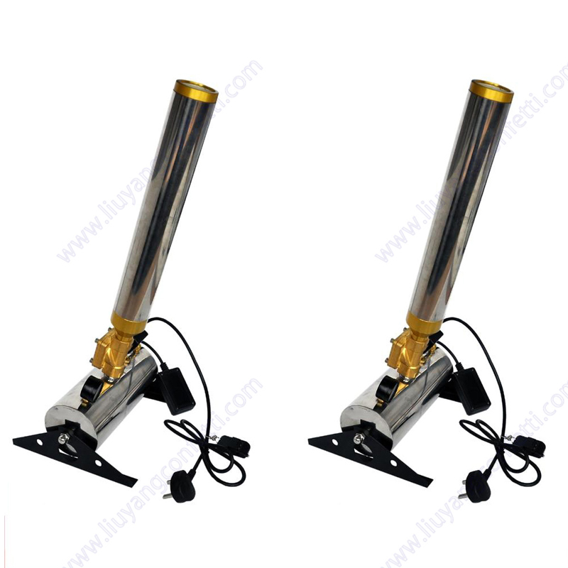 Remote Control Shooting Streamers Machine Compressed Air Confetti Cannon CO2 Gas Streamers Guns Wedding Party DJ 10-15 Meter