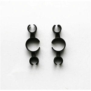 Wholesale Black Double Ice Fountain Candle Holder Clip for champagne Bottle Birthday Sparkler Fireworks China Supplier