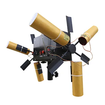 Most Popular 2025 Double Electric Remote Control Fireworks Firing System Windmill Spark Machine for Party Decorations