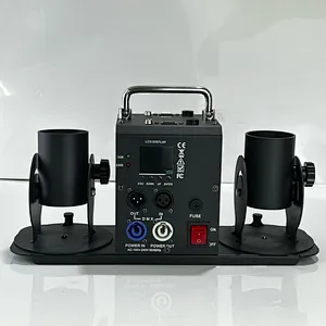 2-Shot DMX Remote Control Electric Confetti Cannons High-Speed Paper Stage Effect  Streamer Machine Promotional Party Supplies