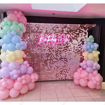 New Color Interlocking Grid Panel Wedding Event Backdrop Sequin Wall Shimmer Backdrop Wedding Decorations