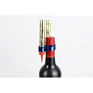 Single DOUBLE champagne BOTTLE TOP SPARKLER CLIPS Holder for Nightclub Party Candle Sparkler Fountain