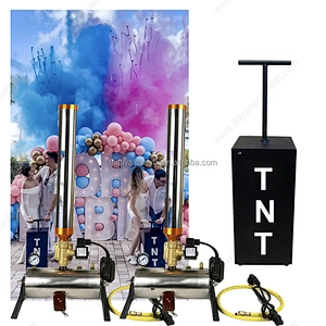 Remote Control Electronic Party Popper & Spray for Baby Shower Boy-Girl Gender Reveal Wedding Graduation-Outdoor Firework Effect