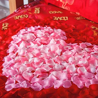 Velvet Artificial Flower Petal Big Red Peony Wedding Decoration Party Supplies for Ceremony Silk Faux Stain Decorative Plants