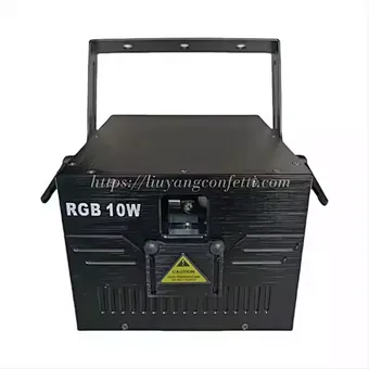 10W ILDA 3D RGB Laser Projector Modern Metal Snow Focus Decorations for Bride Groom Wedding & Grand Event Party for Ceremony