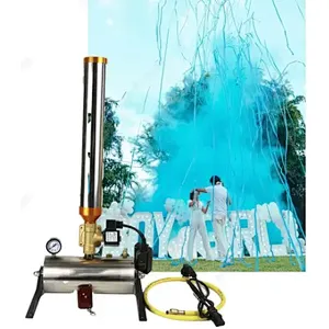 Baby Shower Holi Powder Fireworks Electronic Remote Control Gender Reveal Smoke Party Prop Colorful Confetti Cannon Machine