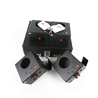 New Remote Control 4 Cue Cold Pyro Machine Wireless Fireworks Firing System for Wedding Party Stage Fountain Wedding Decorations