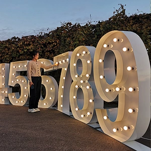 Outdoor Free Standing Light up LOVE Letter Giant Led Waterproof 4 ft Wedding Party Marquee Letters for Celebrate Wedding Event