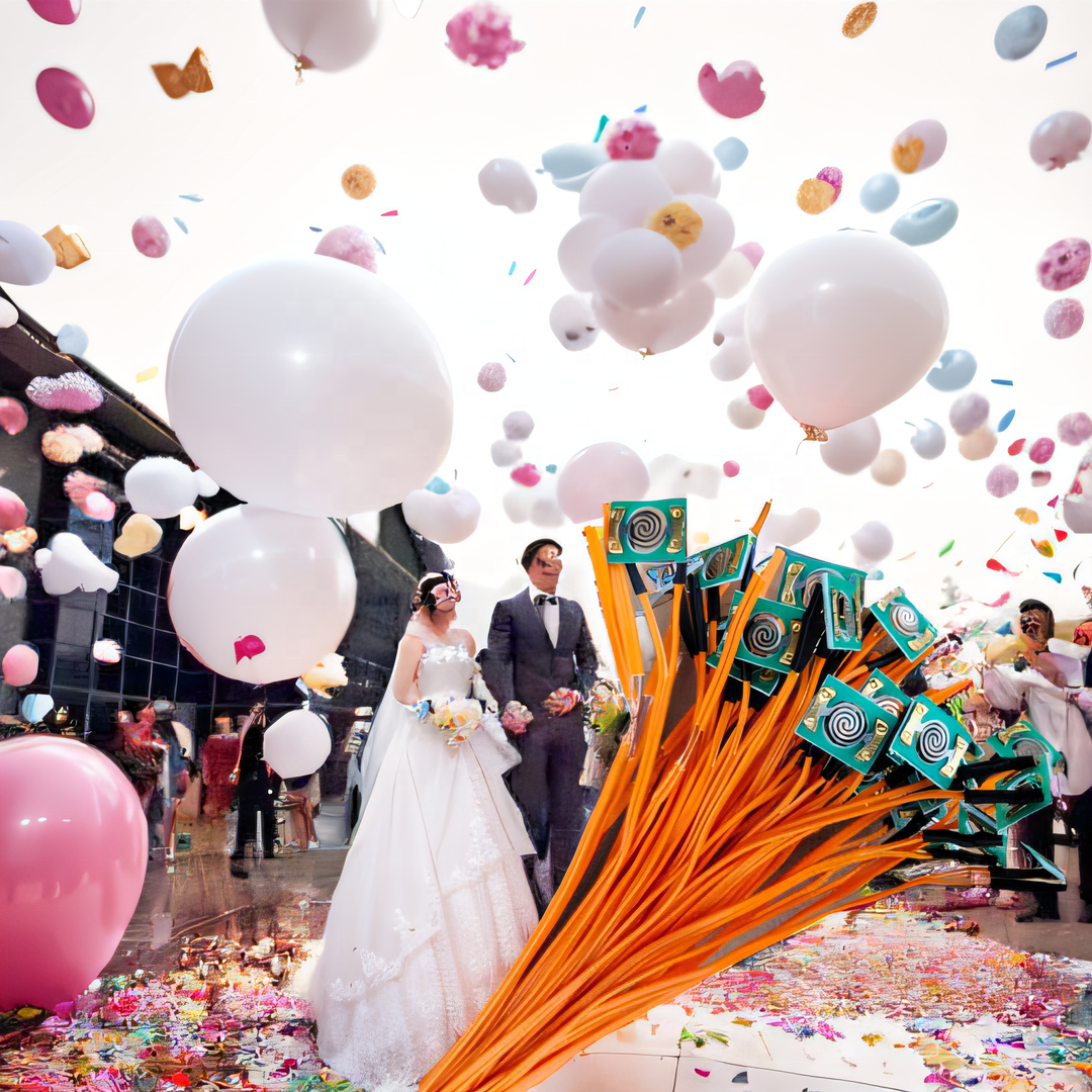 High Quality 50cm Electric Balloon Blast Igniter for Wedding Marriage Event Parties Professional Openning Party Supply Wholesale