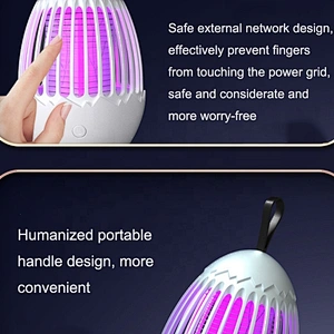 L01 Portable Electric Shock Mosquito Killer Lamp Home & Outdoor Photocatalyst Fly Killer for Indoor & Kitchen Use Dropshipping