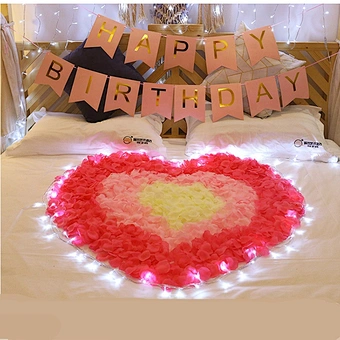 1000pcs Colorful Artificial Rose Petals Wedding Petalas Birthday Silk Flower Petal Accessories Wedding Romantic Rose Decor