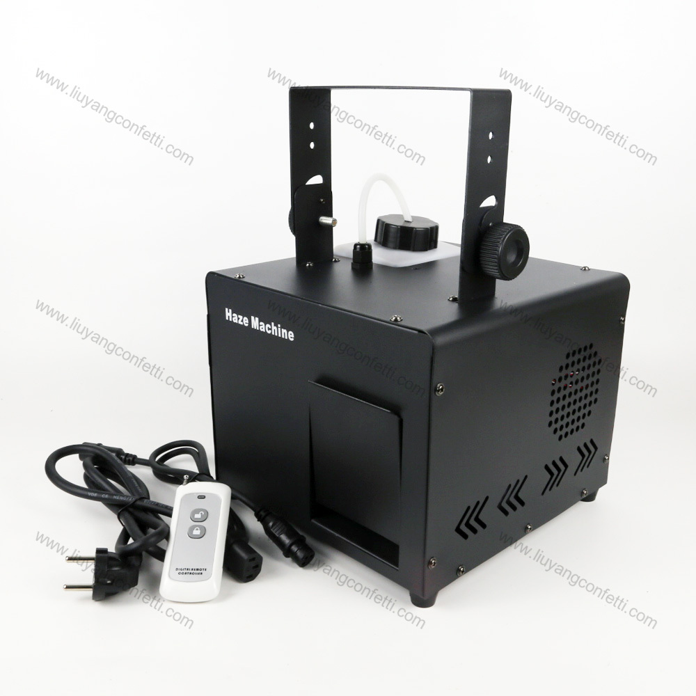 DJ Stage Haze Machines 1000W Fog Haze Professional Fogger Stage Machine Remote Controller DMX 512 Controller for Wedding