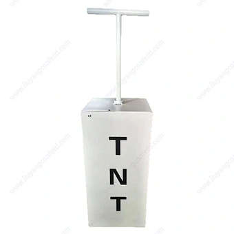 Electronic remote control for gender reveal confetti machines