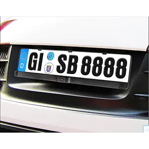 New Design Euro Car Licence Plate Video Parking Sensor System with EU Number Plate