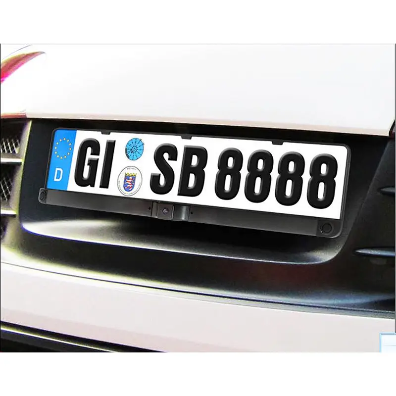 New Design Euro Car Licence Plate Video Parking Sensor System with EU Number Plate