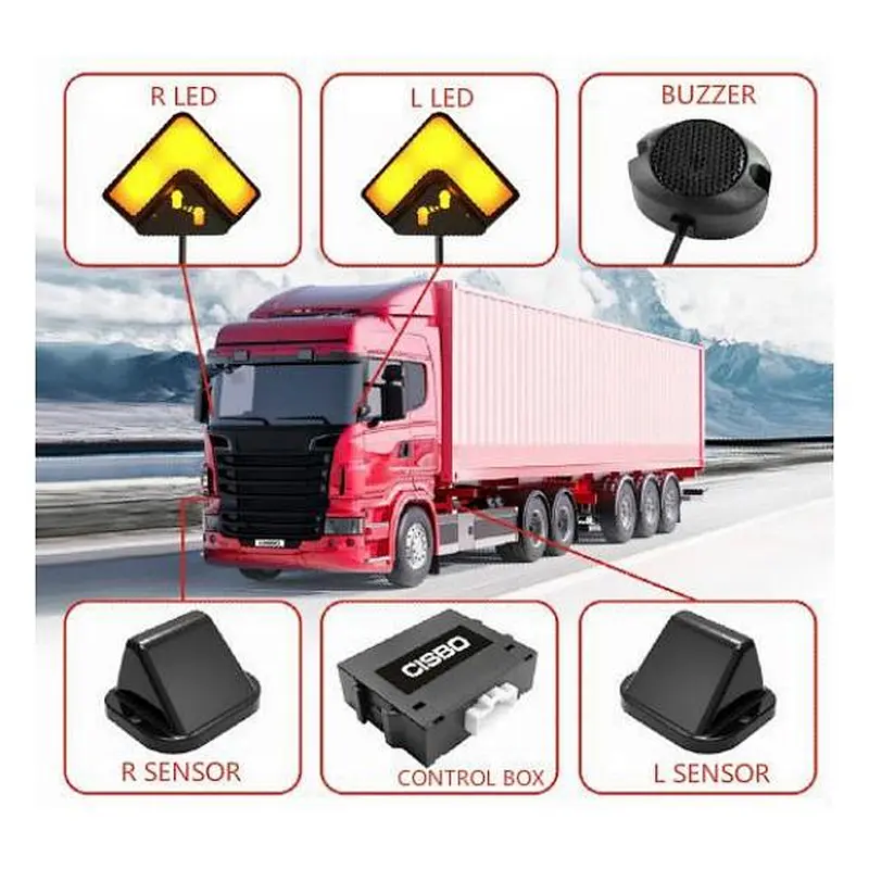 77GHz BSD blind spot radar sensor detection system for Truck/Bus