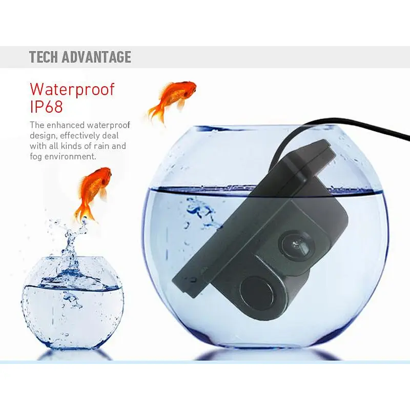 2 in 1  Intergrated Car Video Parking Sensor System