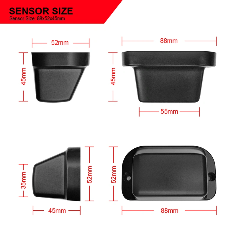 24GHZ BSD System Blind Spot detection system without control box for commercial vehicle