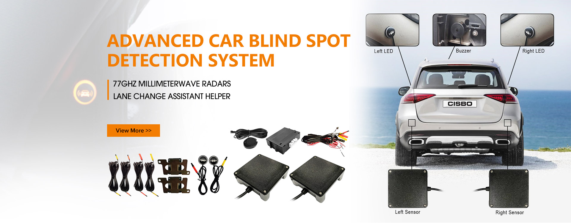 Car blind spot detection system