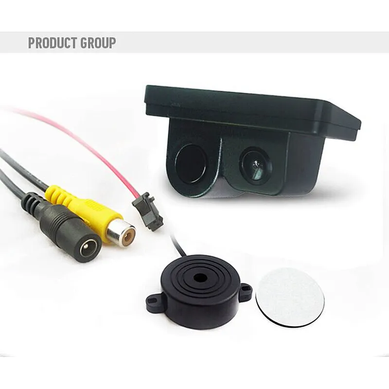 2 in 1  Intergrated Car Video Parking Sensor System