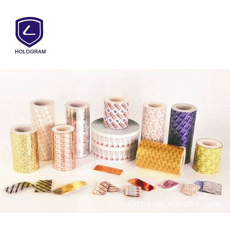 custom 2015 hot stamping hologram label/Heat Transfer Printing Foil