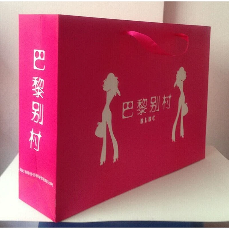 Customized kraft paper bag with your logo from Chinese factory