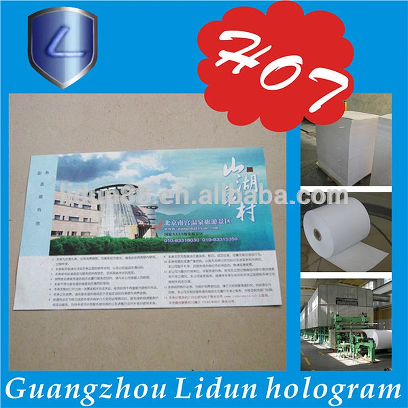 admission ticket rolls printing with security function or barcode