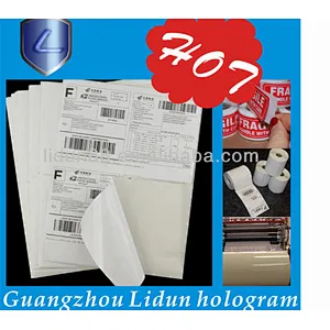 High security hologram paper label, hologram print on paper