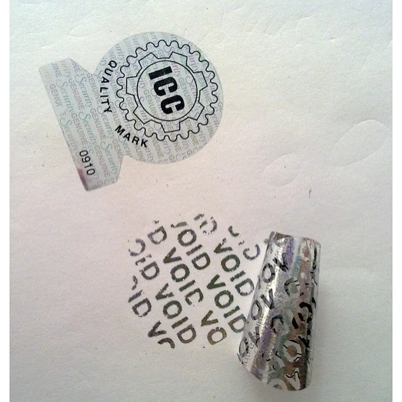 new arrive hgh quality Wholesale Newest Design High Quality hologram scratch off sticker