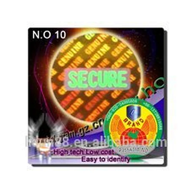 Aliababa new arrival Custom hologram sticker printable hologram sticker hologram manufacturers