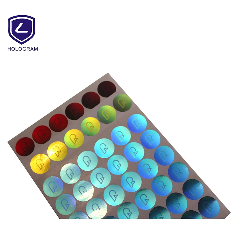 factory wholesale 3d tape dot matrix hologram sticker/security label