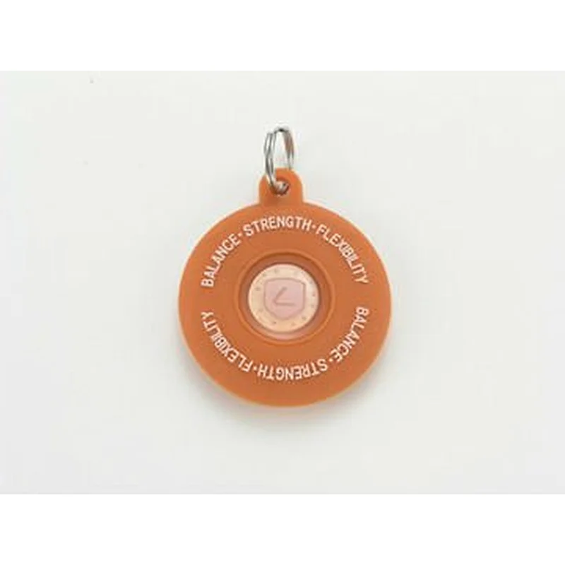 Energy silicone dog tag silicon key chain with holograms