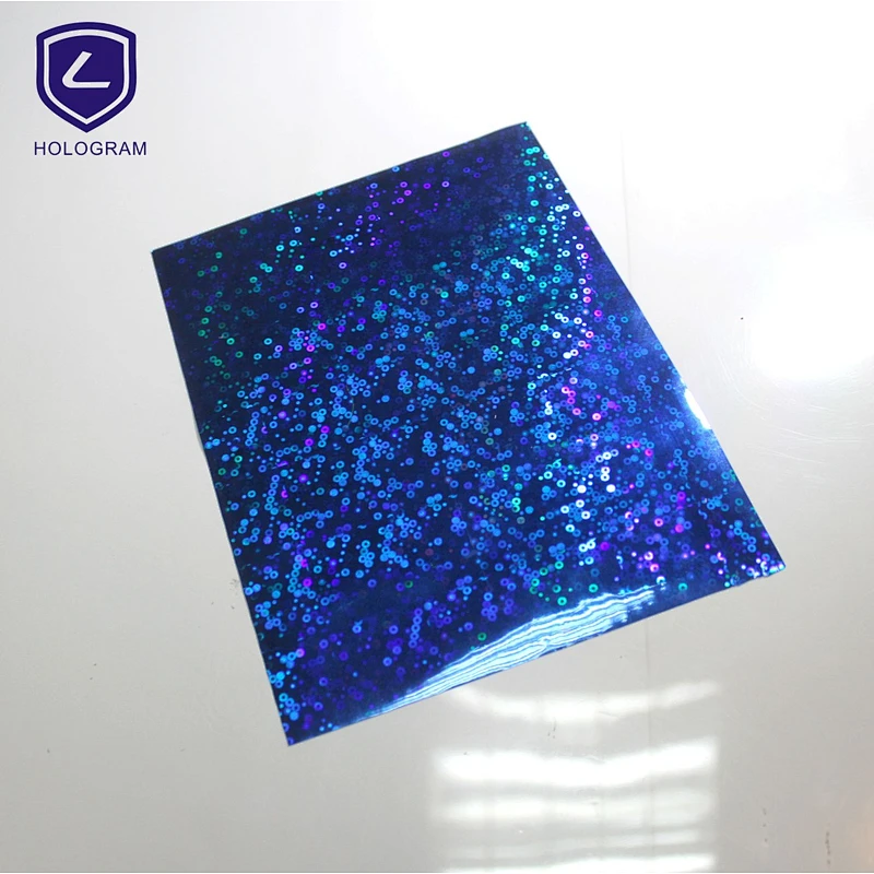 Custom order adhesive label type hologram sticker label provide by label printing machine