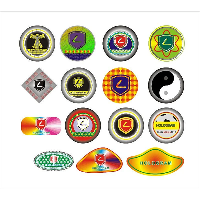 Energy silicone dog tag silicon key chain with holograms
