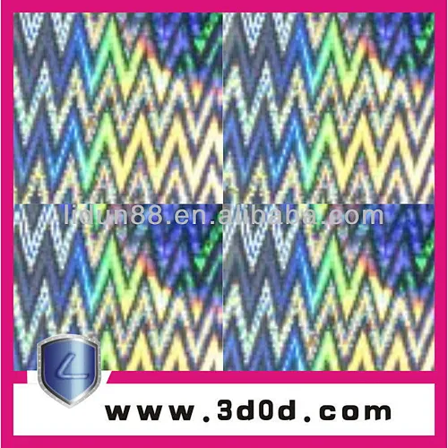 Silver security hologram labels watermark 2012