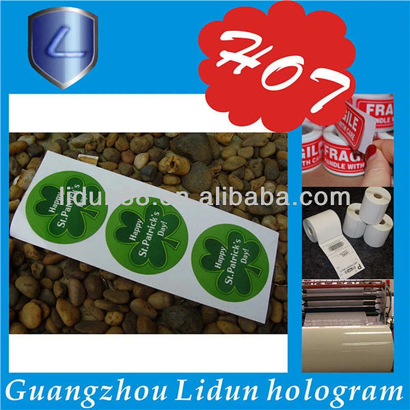permanent adhesive custom stickers