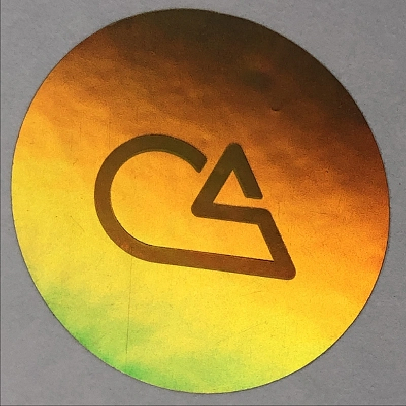 Hologram hot stamping label,clothes hanger labels
