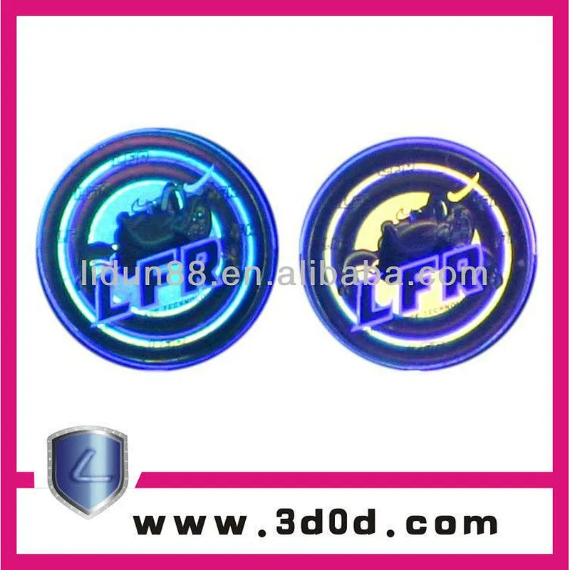 All kind of  Hologram stickers for Packaging & Printing