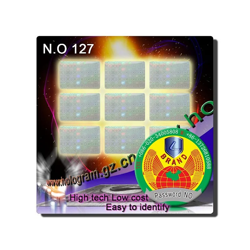 Hot Anti-fake stamping Hologram Sticker/Lable