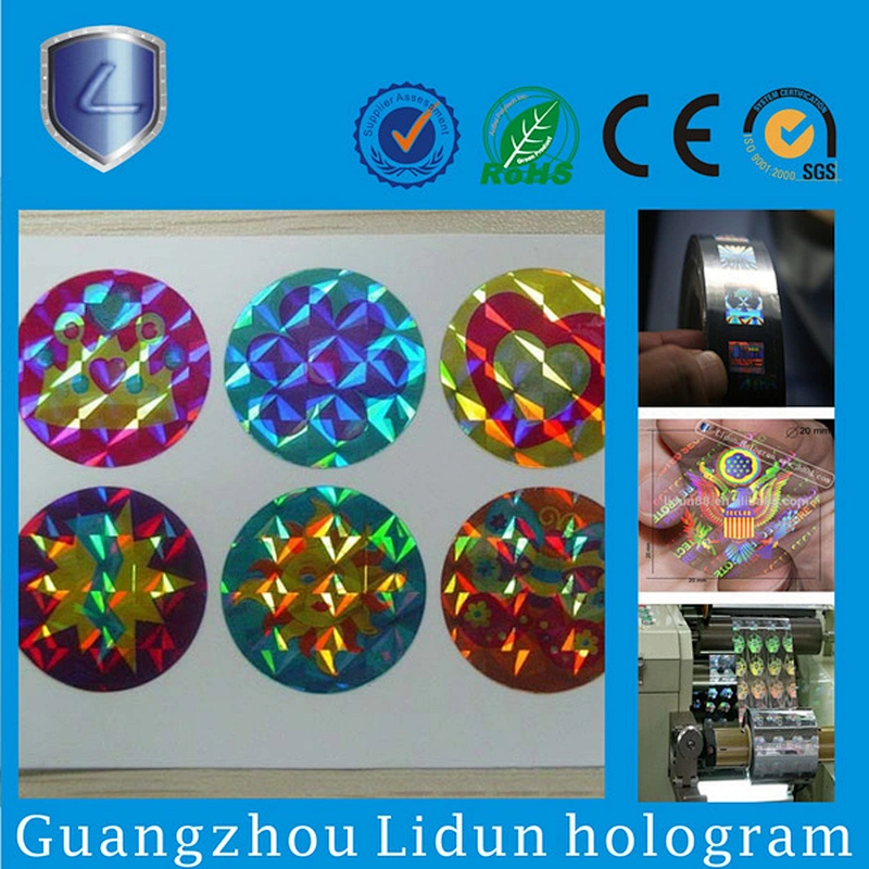 Custom adhesive hologram label maker