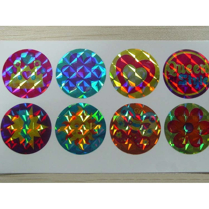 High quality and beautiful holograms labels and stickers