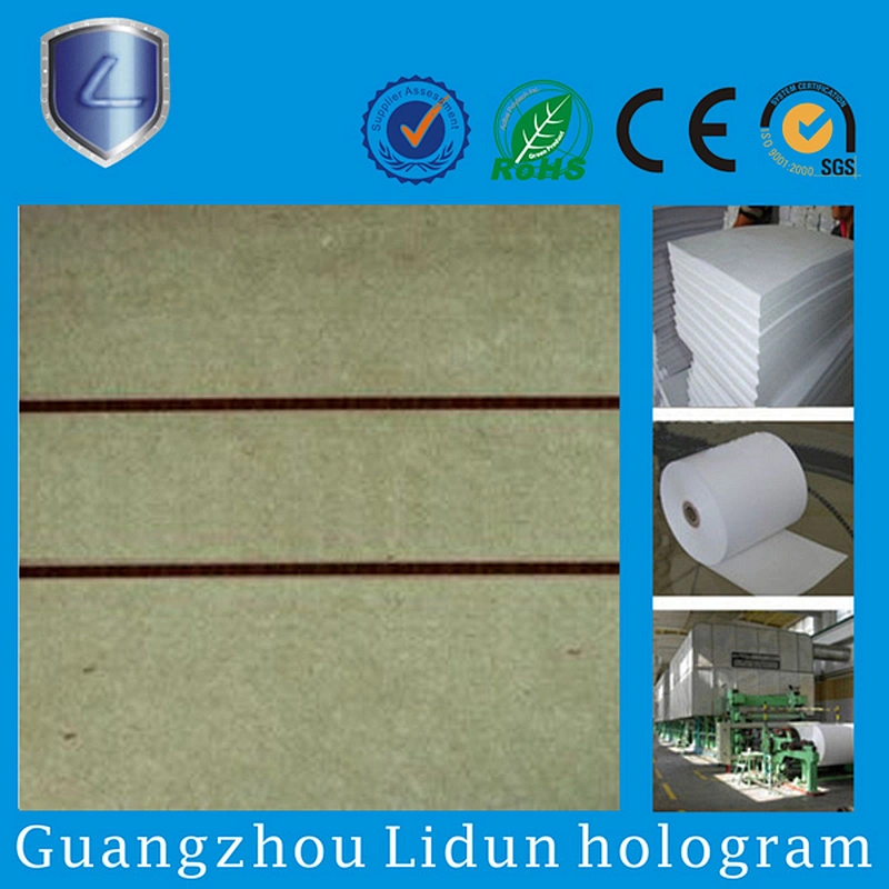 Security watermark paper with hologram security thread from China ...