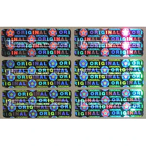 3D printing company name printed custom products use hologram stickers