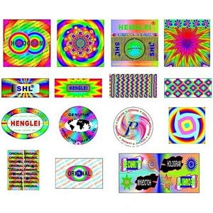 customize logo 3D hologram sticker  Holographic anti-counterfeiting labels