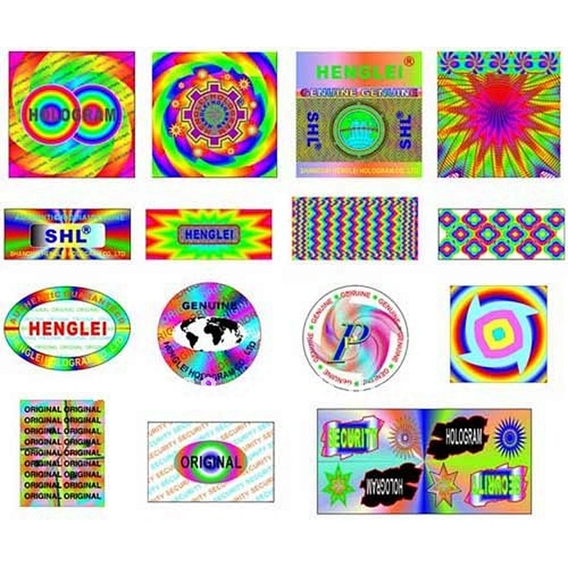 customize logo 3D hologram sticker  Holographic anti-counterfeiting labels