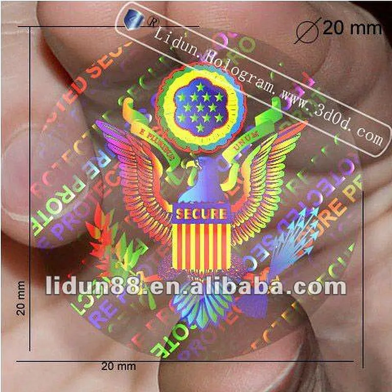 3d Security ID card/ hologram card/