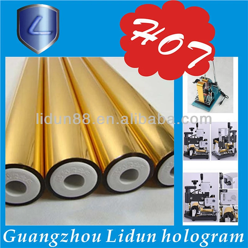 Supply all kinds of hot stamping foil for plastic